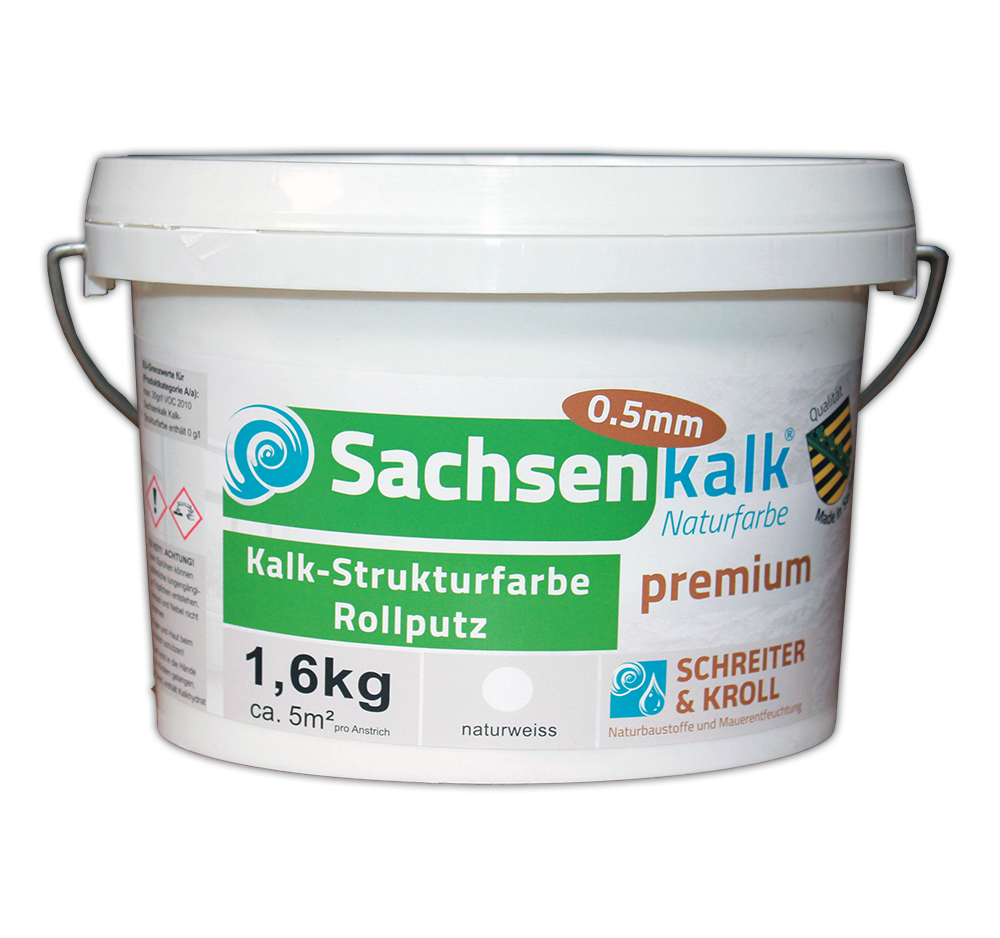 Sachsenkalk Premium Strukturfarbe | 1.6kg