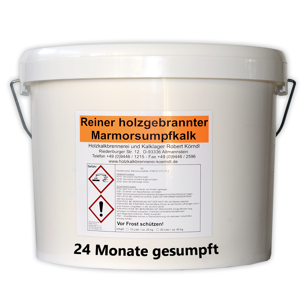 Altmannsteiner Marmorsumpfkalk | 20kg | 24 Monate gesumpft