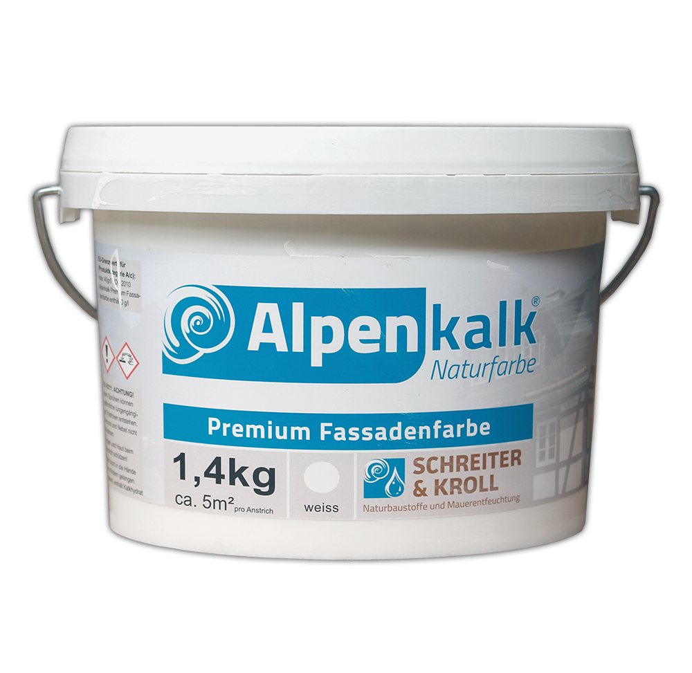 Alpenkalk Premium Fassadenfarbe | 1.4kg