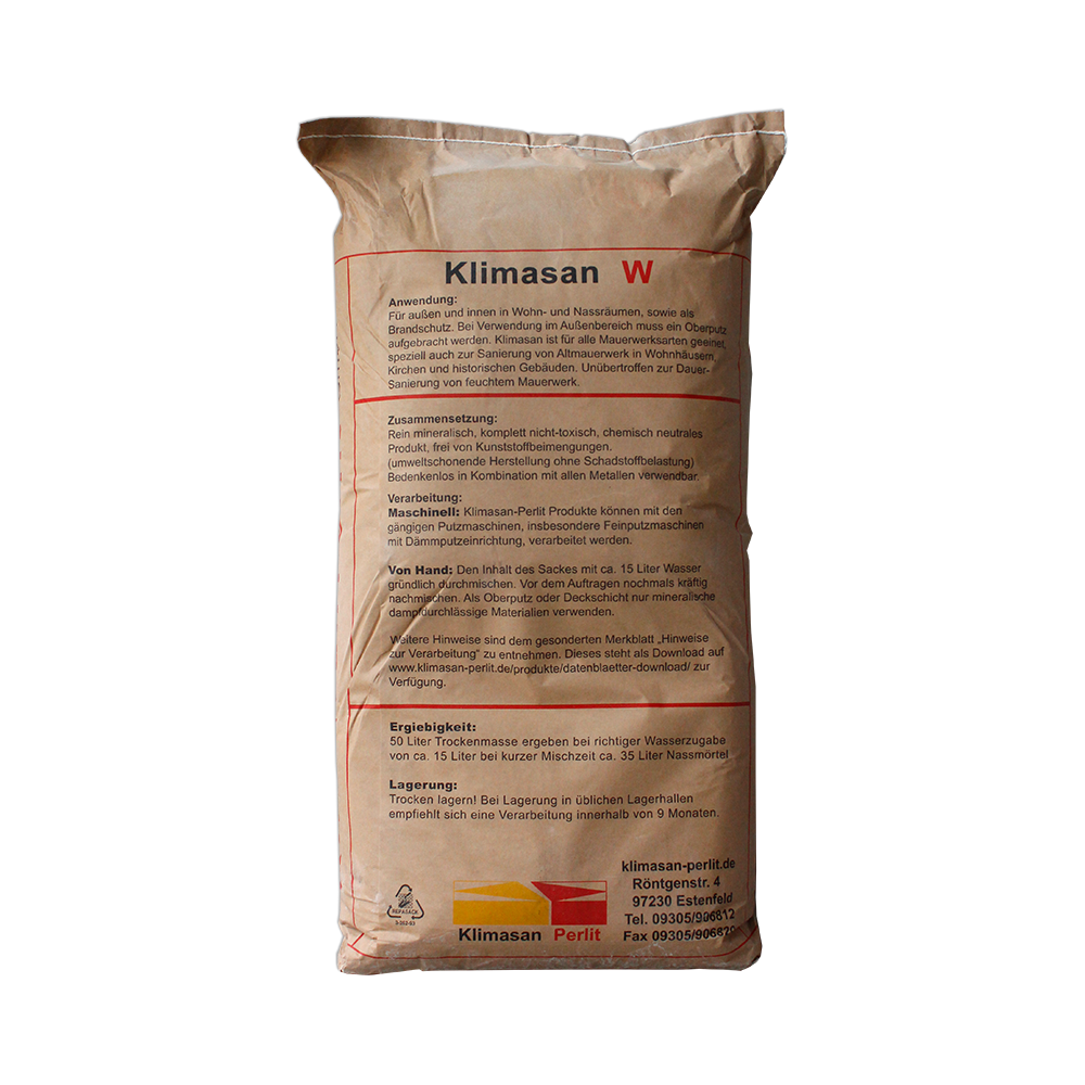 Klimasan W+, Wärmedämmputz | 50l 