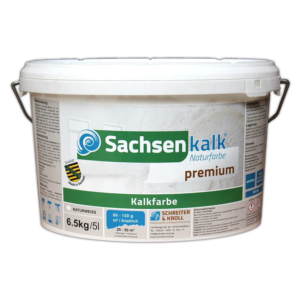 Sachsenkalk Premium Kalkfarbe | 6.5kg