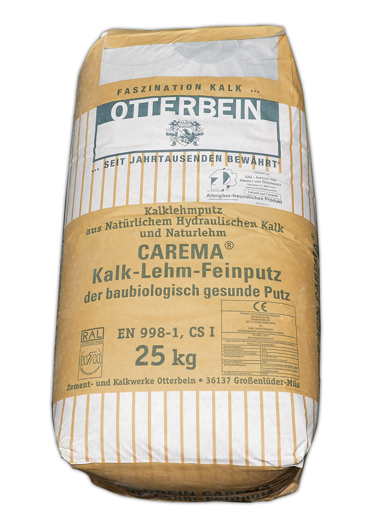 CAREMA Kalk-Lehm-Feinputz, 25kg