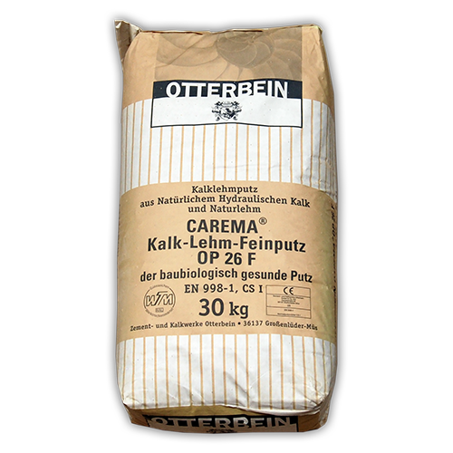 CAREMA Kalk-Lehm-Feinputz, 25kg