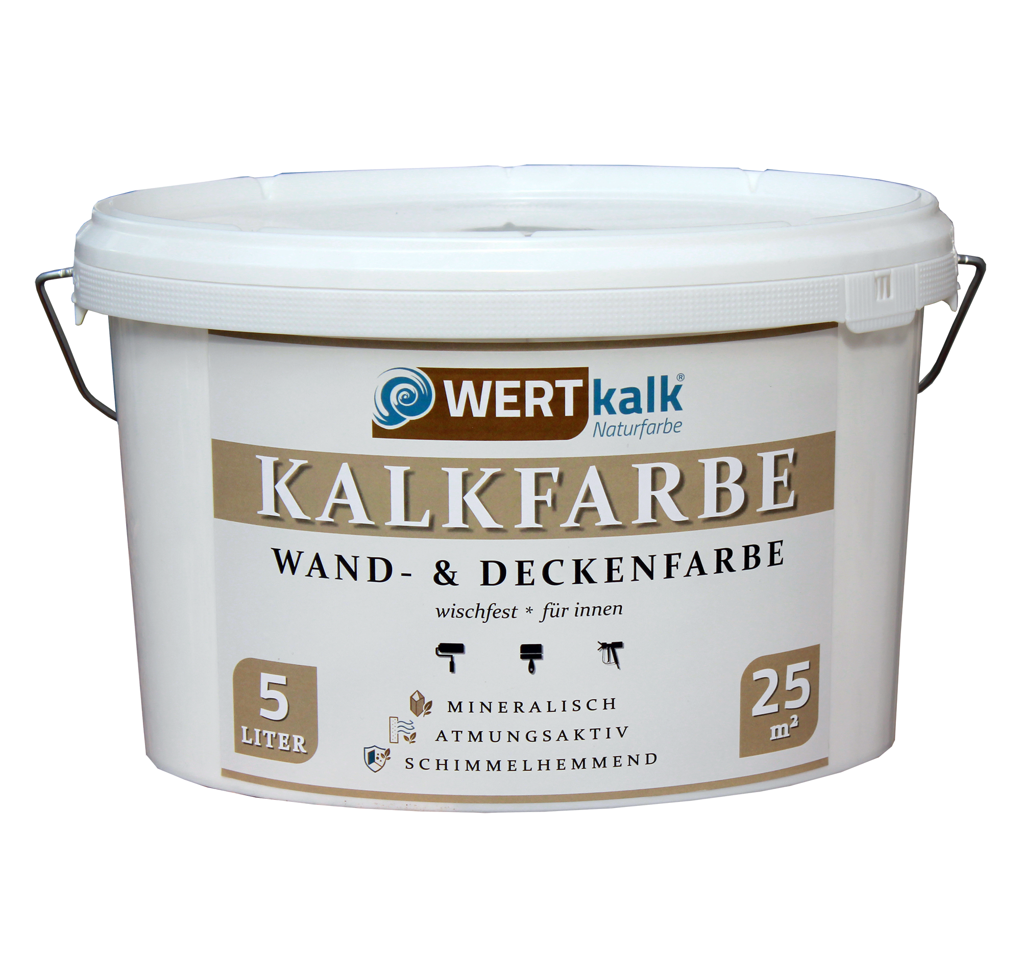 Wertkalk Kalkfarbe Wand- & Deckenfarbe | 5L