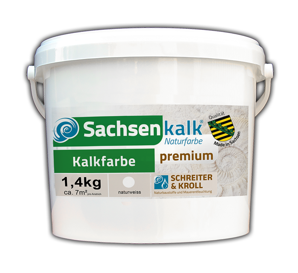 Sachsenkalk Premium Kalkfarbe ökologische Kalkfarbe